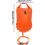 Pull Buoy Waterproof Float Bag, Visibility Orange, NonSlip Adjustable Strap For Pool Beach Sea Lake Dive 5