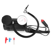 Mini compressore d'aria portatile, pompa elettrica per gonfiaggio pneumatici con rilevatore di pressione, 12 Volt, intervallo 300 PSI per molteplici