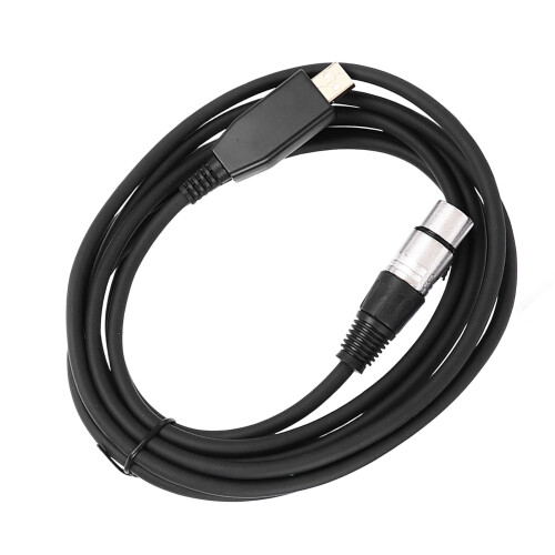 Καλώδιο XLR θηλυκό σε USB C, καλώδιο ήχου υψηλής πιστότητας, plug and play, για 2