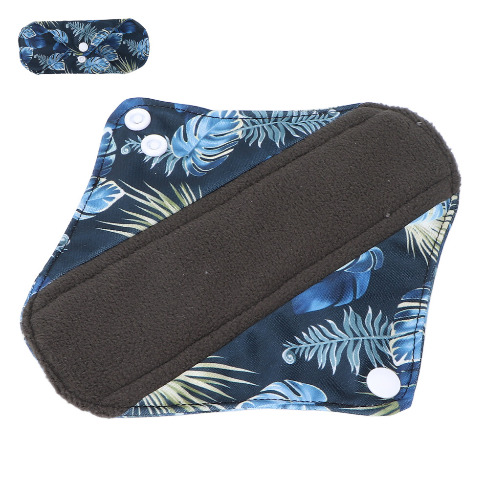 Reusable Bamboo Charcoal Leakproof Sanitary Napkins for Women SG55, 18x18cm
