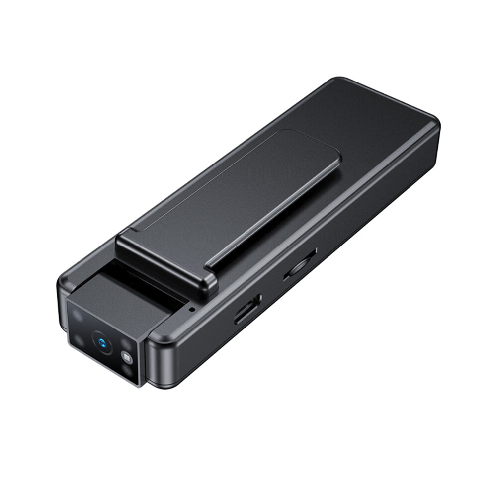 1080P Digital Wearable Camera 8G-256G, 11H Continuous Recording, Black 6901376829988
