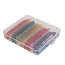 65 pièces Kit d'appâts vers souples 14 cm/5,5 po & 11 cm/4,3 po