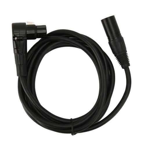 Καλώδιο XLR 6,6ft, Αρσενικό XLR Ευθύ σε Θηλυκό XLR Καλώδιο ήχου σε σχήμα L για μικρόφωνα,
