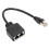 Καλώδιο προσαρμογέα Rj45Ethernet, διαχωριστής δικτύου για φυσική σύνδεση και μετάδοση 8