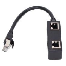 Splitter Ethernet cu compatibilitate universală, conexiune simultană cu două dispozitive cu adaptor Splitter RJ45, soluție de extindere a