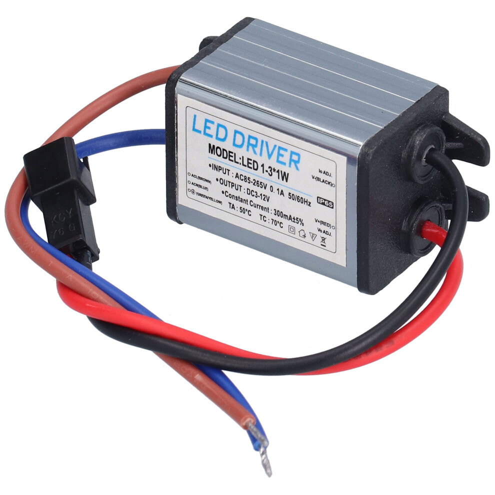 Lighting Transformer Ac85-265V To Dc3-12V 300Ma Ip65 Aluminum Shell Led Driver 7901376835285