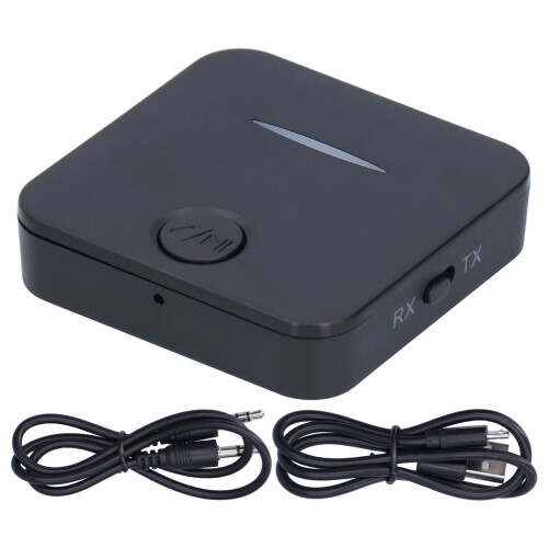 B5 Bluetooth 5.0 2-in-1 Drahtloser Sender-Empfänger-Adapter, Schwarz 1