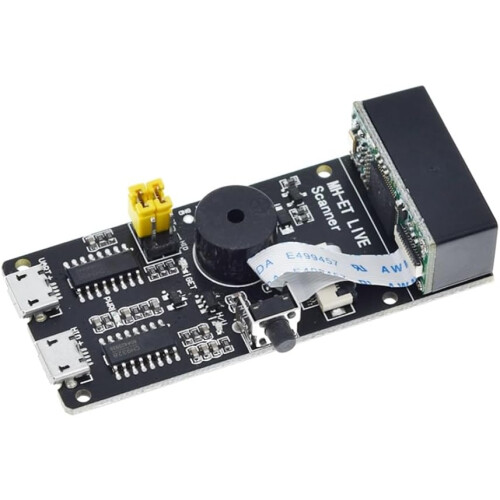 QR Code Scanner USB Interface, Speed 1D 2D Barcode Reader Module with UART Serial for PC 1