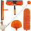 6m Telescopic Duster and Window Cleaning Kit with Adjustable Pole for Ceiling Roof Cobweb 1