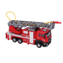 180 Rotating Ladder Fire Truck - 1:50 Alloy Model for Kids Age 3+