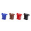 Multifunctional 1:50 Pull Back Garbage Truck Toy Set & 4 Trash Cans 5