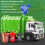 Multifunctional 1:50 Pull Back Garbage Truck Toy Set & 4 Trash Cans 8