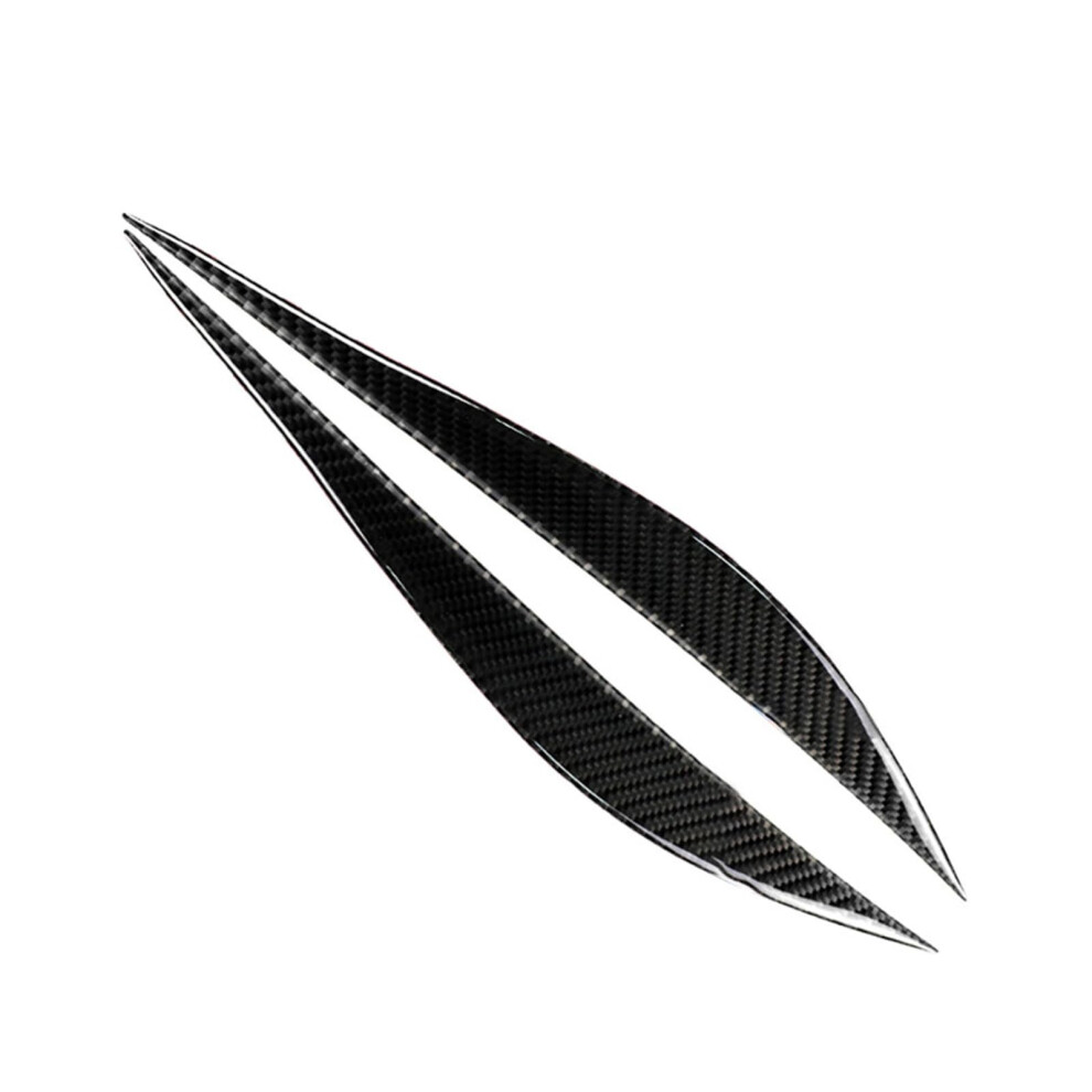 Carbon Fiber Headlight Eyebrows Eyelid Trim For Bmw F30 F31 F32 F33 F34 2012+ Scratch Protection 9187378511831