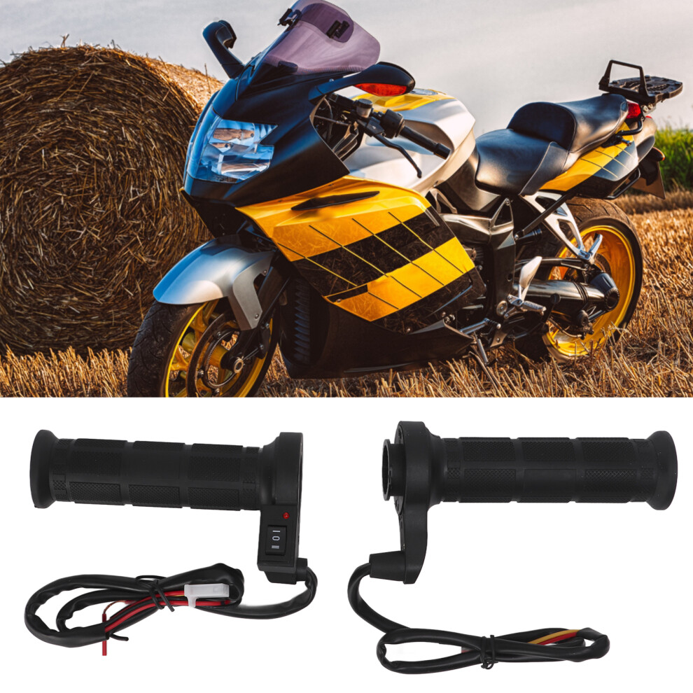 Universal 22Mm Motorcycle Heated Grips Electric Handlebar Warmers With Adjustable Temperature 7891376839928