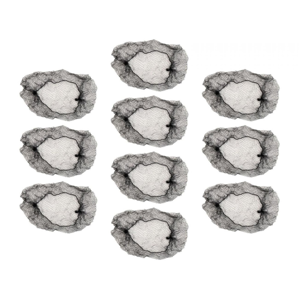Hair Nets with Invisible Elastic Edge, Stretchable Mesh Breathable Hair Nets Reusable Lightweight Design, Unisex Hairnets for Ballet Food Service
