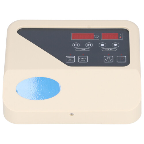 LCD Digital Display Sauna Temperature Controller, Dry Sauna Heater External Digital Sensor with Probe Wire 220V, Splashproof Sauna Heater Driver for 2