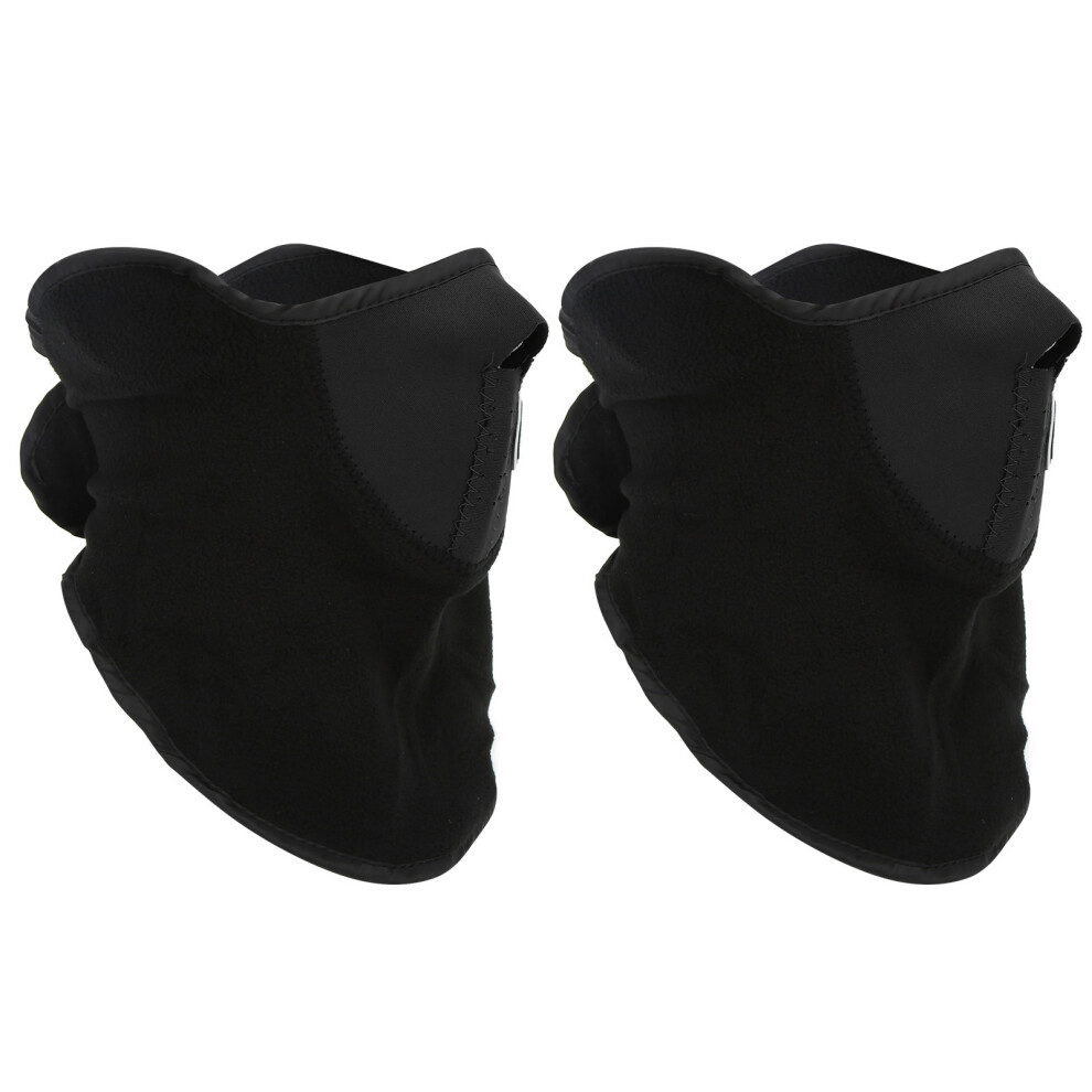 Windproof Half Face Mask For Motorcycle Skiing And Winter Cycling Black 4941376840530