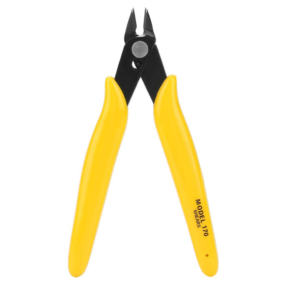 Steel Wire Cutter Hardness Ergonomic Handle Compact Size Plastic And Cable Cutting 9187378512111