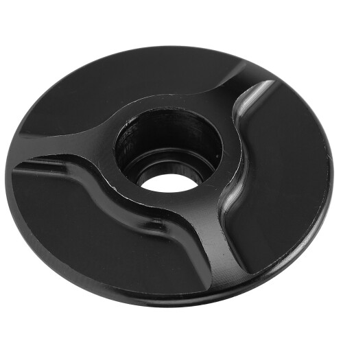 Aluminum Bicycle Front Fork Headset Cover 2.8cm for MTB Road Black 1
