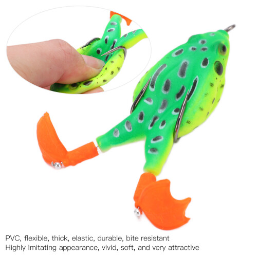 Schwimmender Wasserangelköder mit Doppelpropellern, 9,5 cm, PVC 2