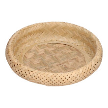 Panier en bambou tressé à la main, corbeille à fruits tressée, panier à pain tressé à la main, à la fois raffiné et pratique, résistant à