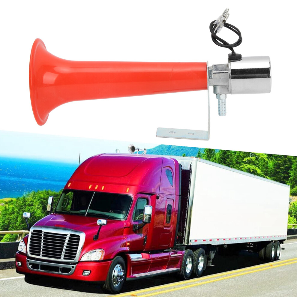 Universal 180Db Horn 12V/24V For Vehicles & Motorcycles Red 6901376848415