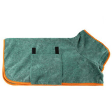 Roupão superabsorvente para animais de estimação, capa de secagem para cães, capa de secagem de microfibra para cães, toalha roupão para cães,