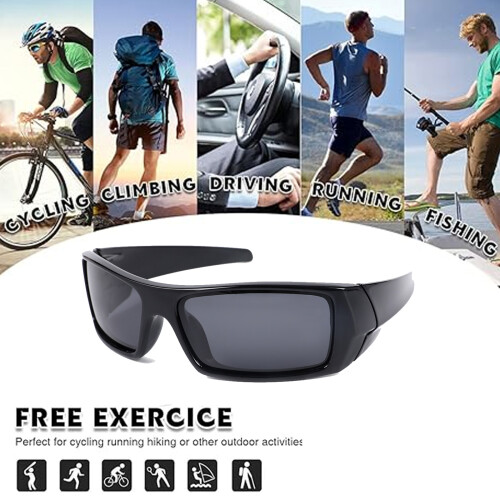 Γυαλιά ηλίου Glare Elimination για εξωτερική χρήση, Unisex αθλητικά γυαλιά ηλίου με πολωμένη 2