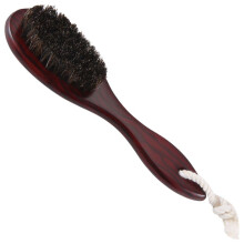 Horse Hair Wave Hair Beard Brush Hair Comb Wooden Handle Large Curved Comb Men Natural Hair Combs Hair Styling Tools