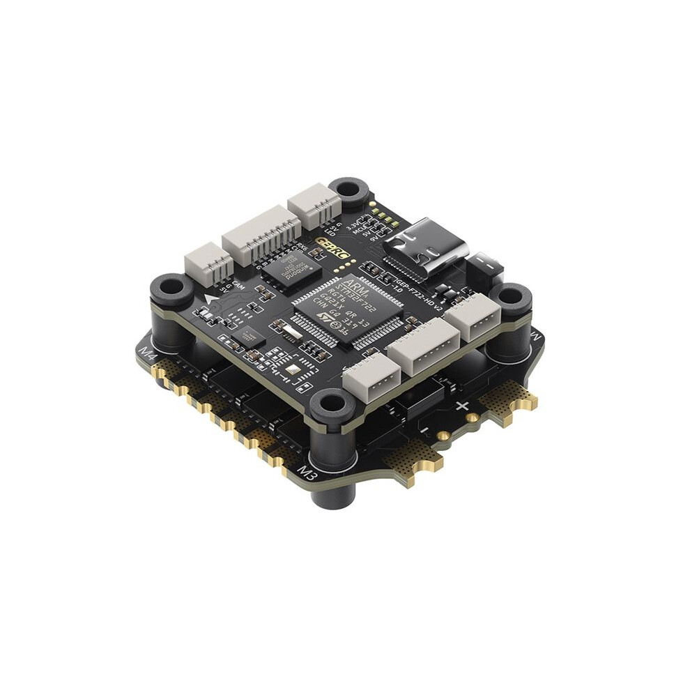 Geprc F722 Bls 65A V2 Stack 65A 4In1 Esc Flight Controller 16Mb Box Plug & For Racing Fpv Drones Black 6033209369818