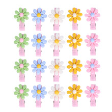 Blomsterhårklemme til kvinder, store søde marguerithårklemmer med vintage solblomstdesign, skridsikkert hårtilbehør i lyse farver lavet af