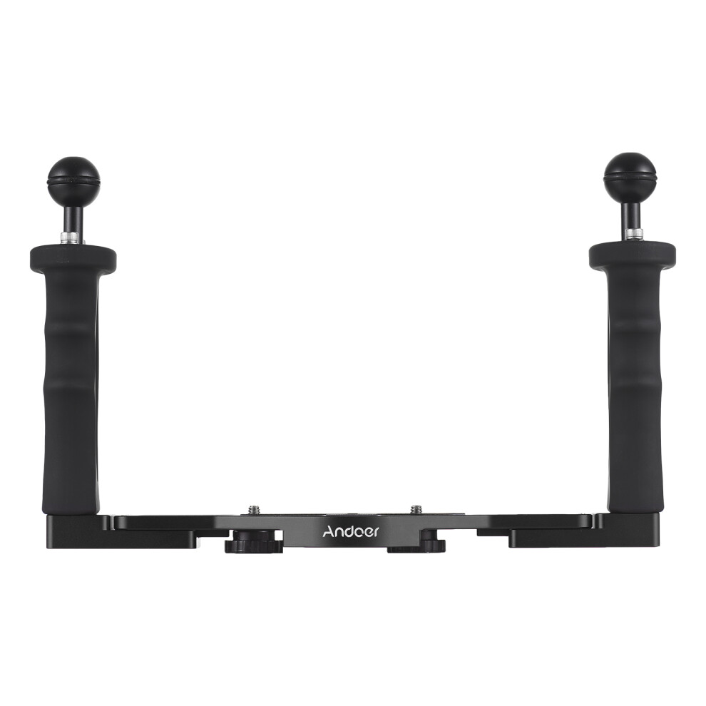 Andoer Diving Rig With Dual Handles For Dslr Underwater Stabilizer, Aluminum Alloy, 485G 8421376859757