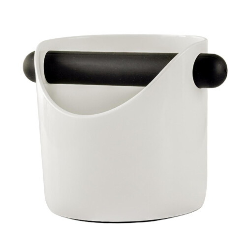 (White, 13 x 12.6cm) Coffee Waste Container Space Saving Compact Sturdy for Hotel 2