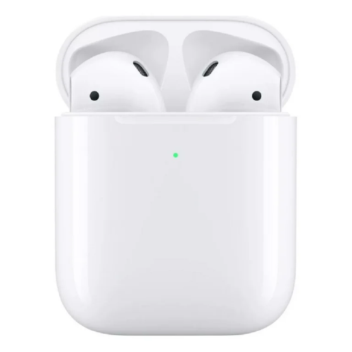 Replacement Charging Case for AirPods 1 and 2, Bluetooth Pairing Sync Button Ensures Quick Device Connection, Supports Wired or Wireless Charging for