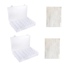 Plastic Organizer Box Featuring Tackle Box Utility, Small Parts Storage Boxes for Fishing Tackles Box Applications, Transparent Plastic Organizer