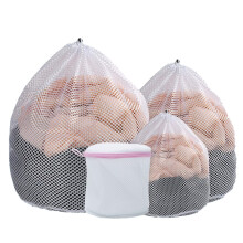 Full Protection for Your Clothes Laundry Bag, Multiple Purpose Mesh Wash Pouch with Cord Lock Drawstring, Heavy Duty Polyester Mesh Bags for