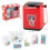 Mini Washing Machine Toy for Kids, Automatic Cleaning Waterproof Educational Playset with Interactive Switch Operation, Simulation Function Water 5