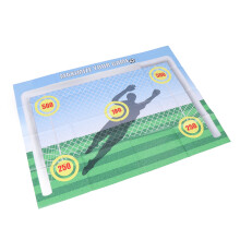 Tragbare Fußball-Kick-Trainingsmatte 50x50cm Selbstklebendes Papier Fußballtraining