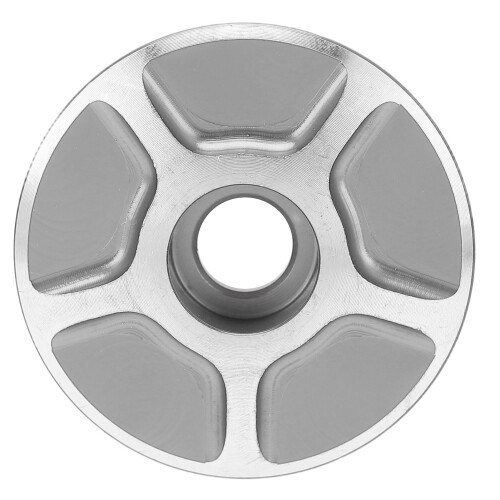 Replaceable Grey Headset Cap - Sleek Design for Mountain & Road Bikes 1