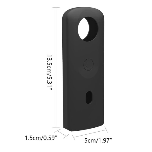 Étui de protection en Silicone avec couvercle-Couleur noire 1