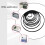 1 Pack(about 30pcs) 1mm/0.7mm Player Recorder Rubber Belt-A 2