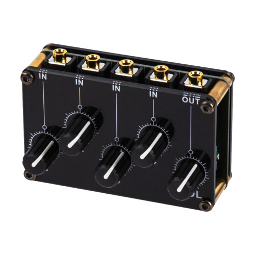 4-Kanal-Line-Mixer Tragbare passive analoge