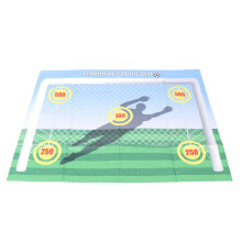 Tragbare Fußball-Trainingsmatte mit hoher Trefferquote, 40x30cm, Klebepad