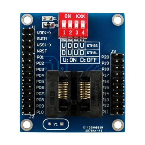STM8S STM8L TSSOP20 Burning  Testing  Downloader Offline Programmer Programming