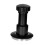 (Black, 51mm) Versatile Coffee Tamper With Stainless Steel Flat Base Spring Loaded 2