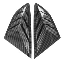 Rear Window Louvers for S5 F5 Sportback 2017-2024 Carbon Fiber Look