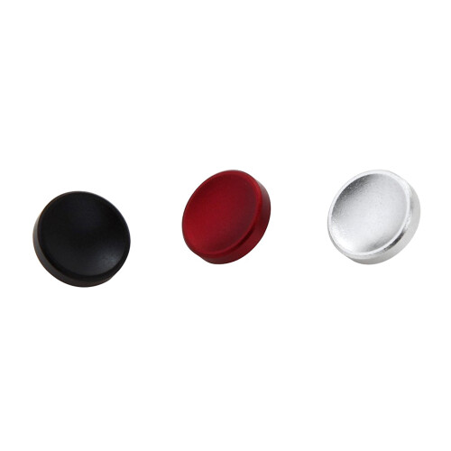 Camera Release Shutter Button Flat Convex-concave silver 2