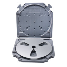 7in Empty Takeup Reel with Empty Take Reels Storage Box Portable Full Protection Open Reel Recording Tape Box Case B