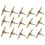 Durable 15pcs T-Shape Fishing Line Swivels with R Shaped Interface 1