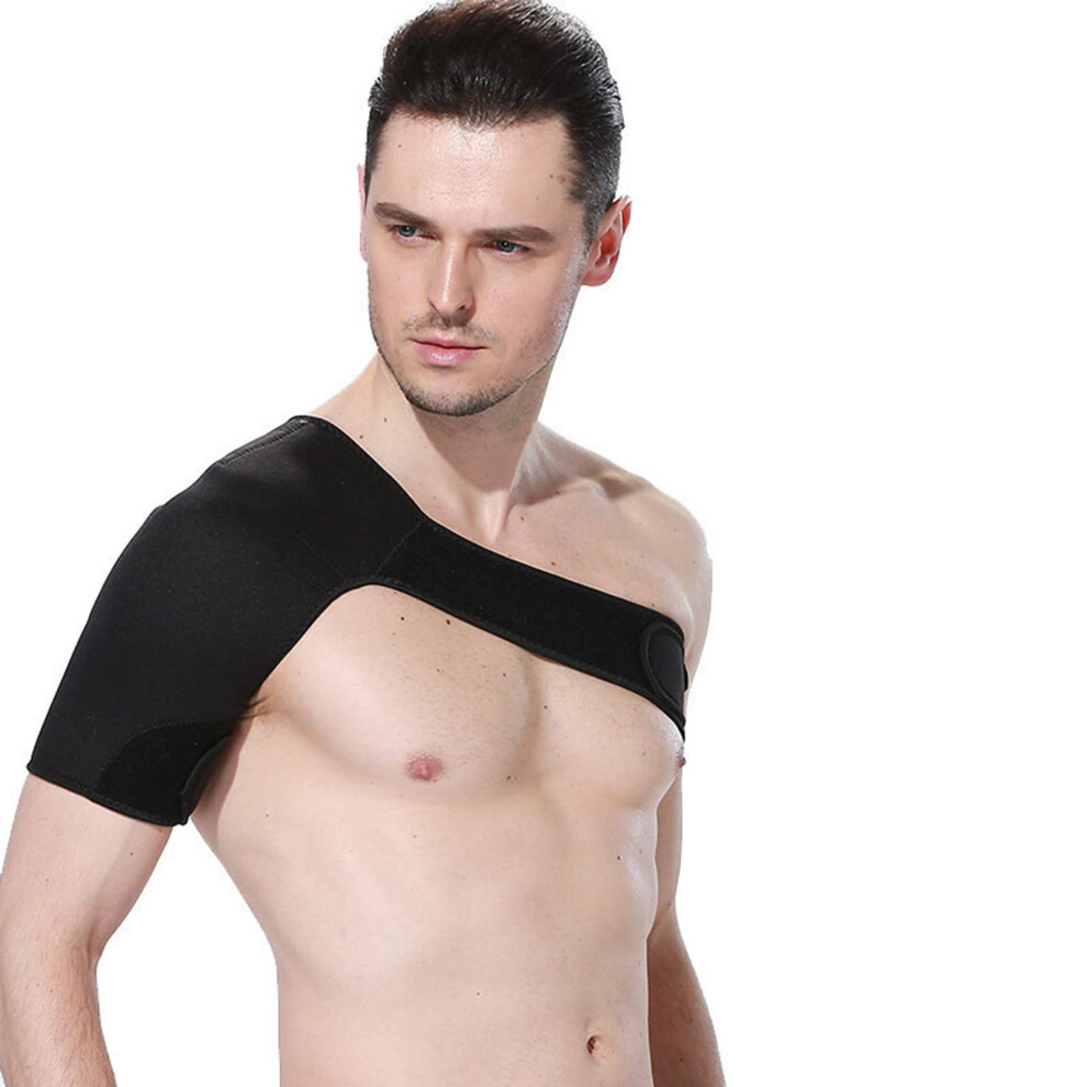 Shoulder Brace for Men and Women Adjustable Compression Support Breathable Neoprene Hot Cold Therapy